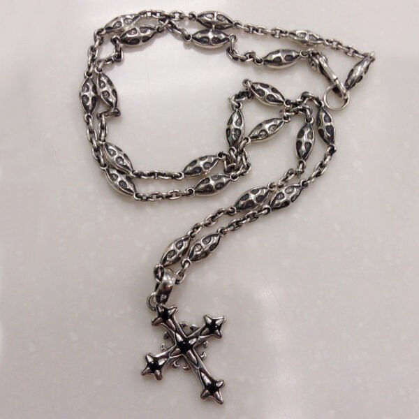 Grace Onyx Cross Pendant - Image 3