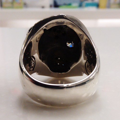 Silver Easy Rider GCZ Ring - Image 3